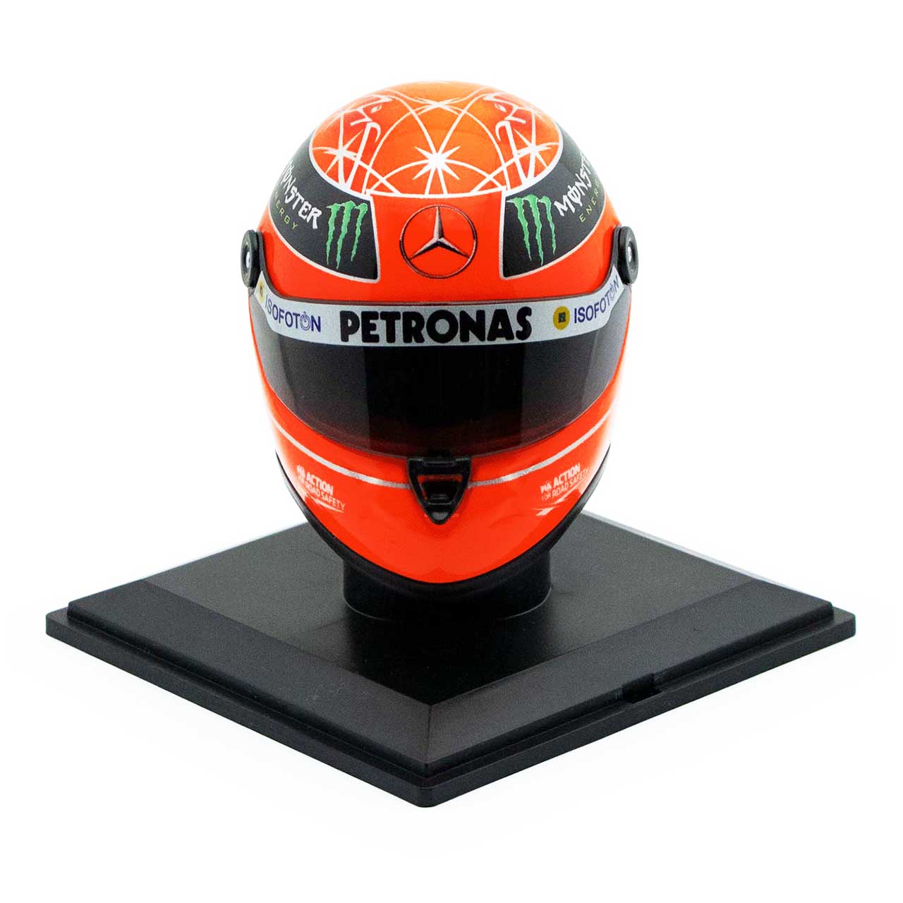 Michael Schumacher Final Helmet Gp Formula 1 2012 1:4 | eBay