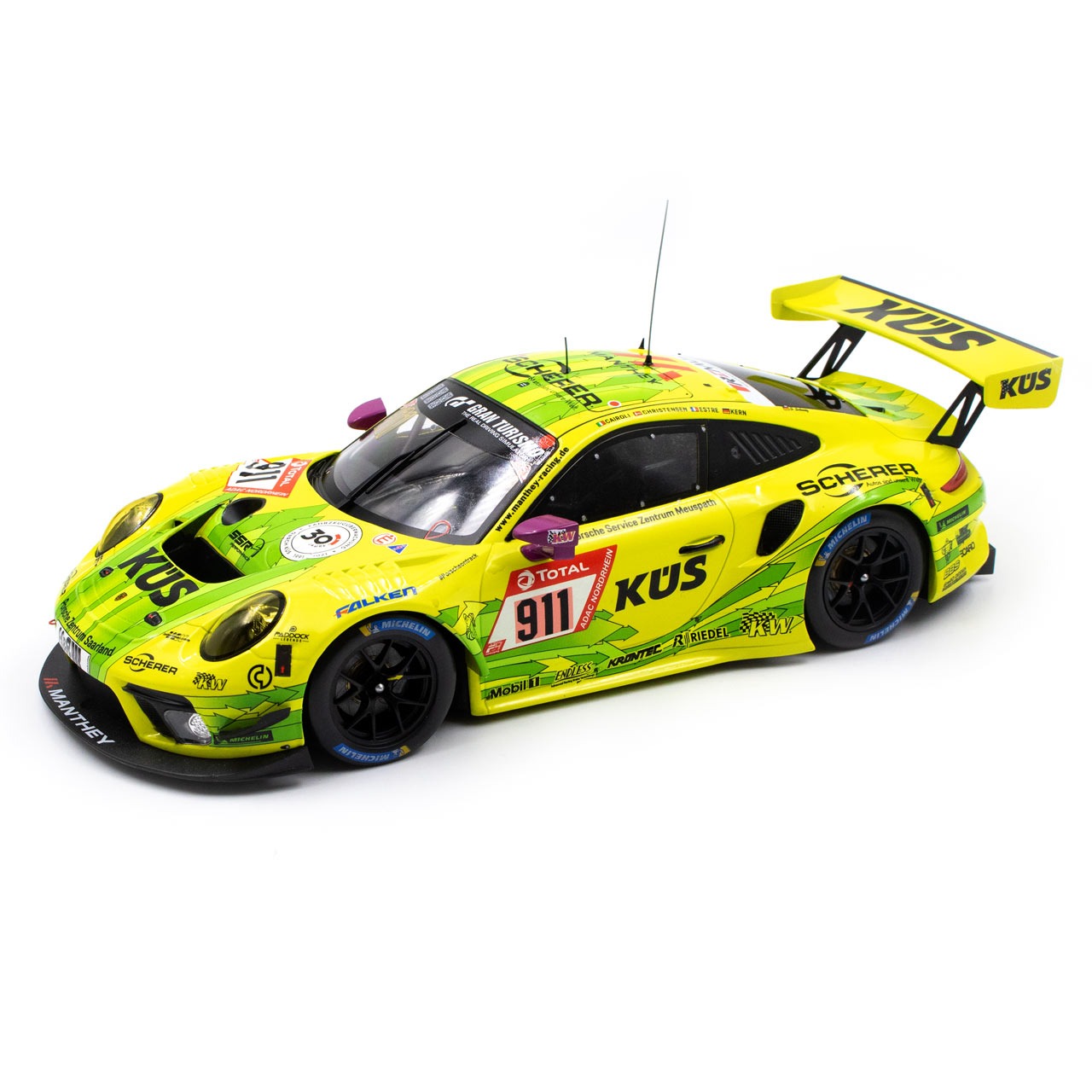 Manthey-Racing Porsche 911 GT3 R - 2021 winner 24h race Nürburgring #911 1:18
