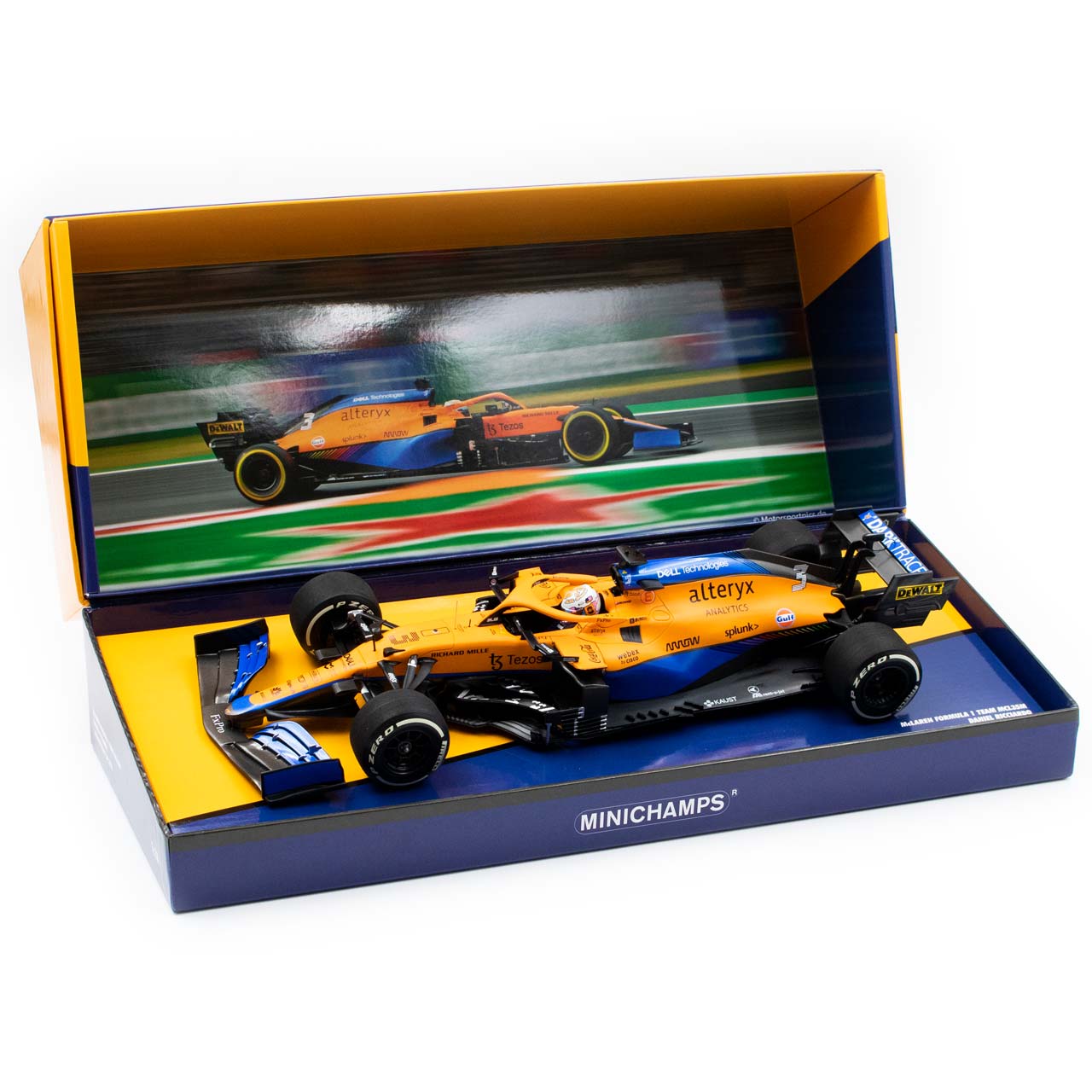 Daniel Ricciardo McLaren F1 Team MCL35M Formule 1 Vainqueur GP d'Italie 2021 Édition Limitée 1:18
