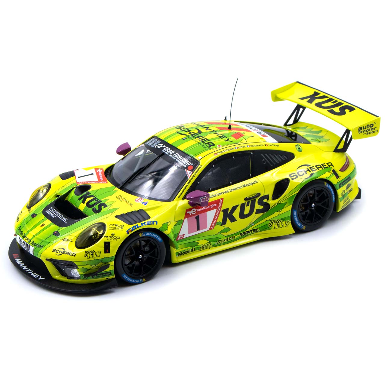 Manthey-Racing Porsche 911 GT3 R - 2022 24h Race Nürburgring #1 1:18