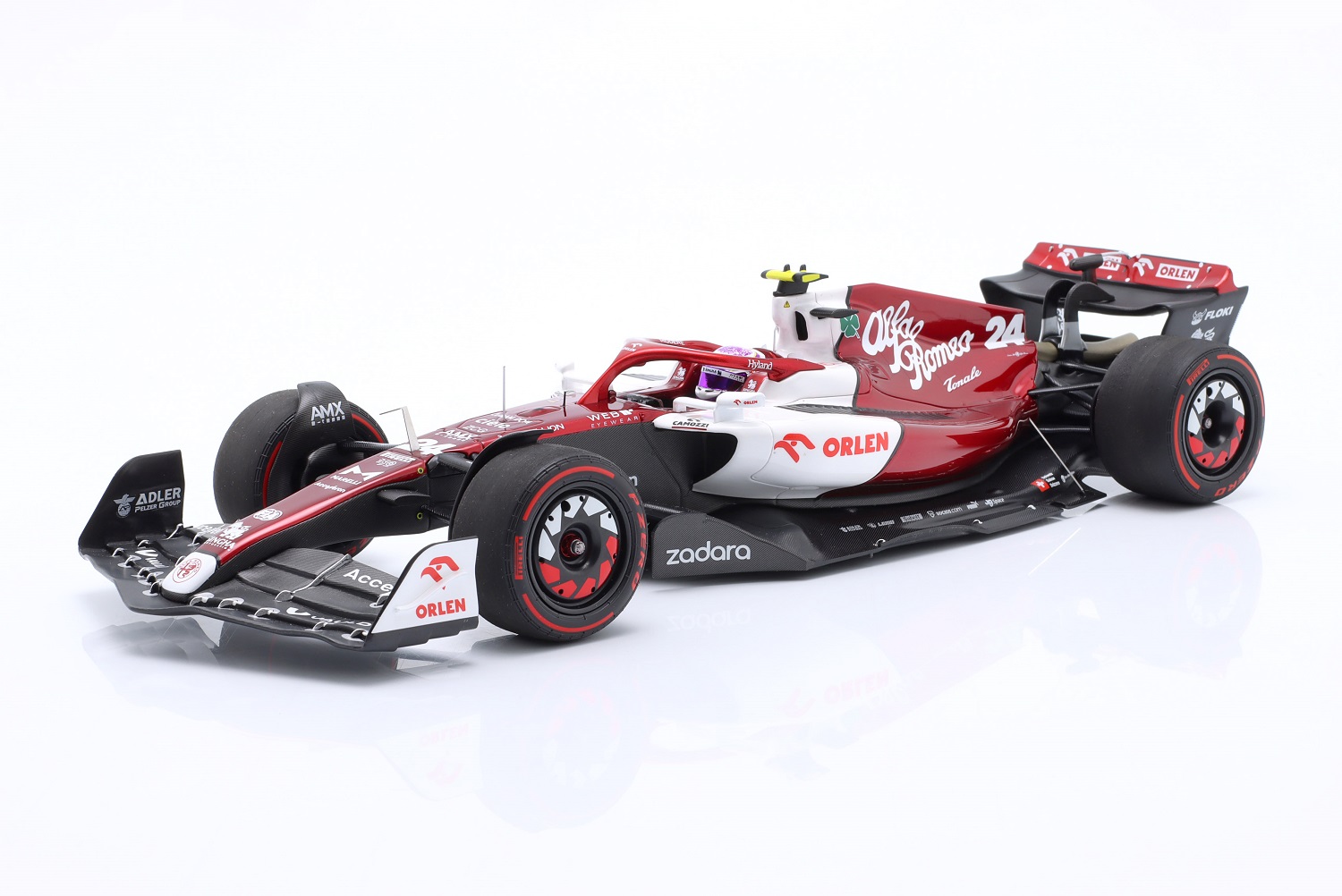 Zhou Guanyu Alfa Romeo F1 Team ORLEN C42 Bahreïn GP 2022 Édition Limitée 1:18