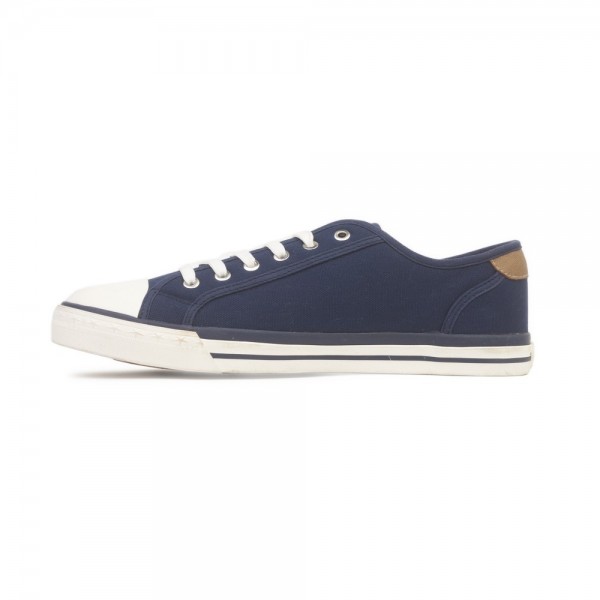 blue canvas sneakers mens