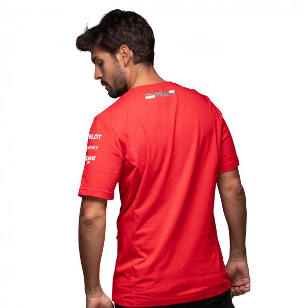 Scuderia Ferrari Men Leclerc T-Shirt red