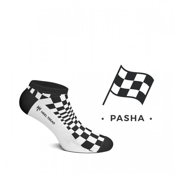 Pasha Calcetines Bajos negro/blanco