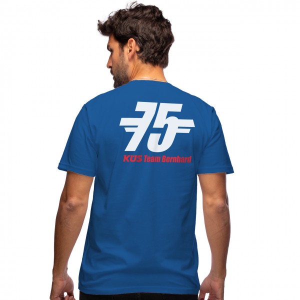 Team 75 T-Shirt Racing blau