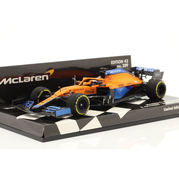 Lando Norris McLaren F1 Team MCL35M Formula 1 Bahrain GP 2021 Limited  Edition 1/43