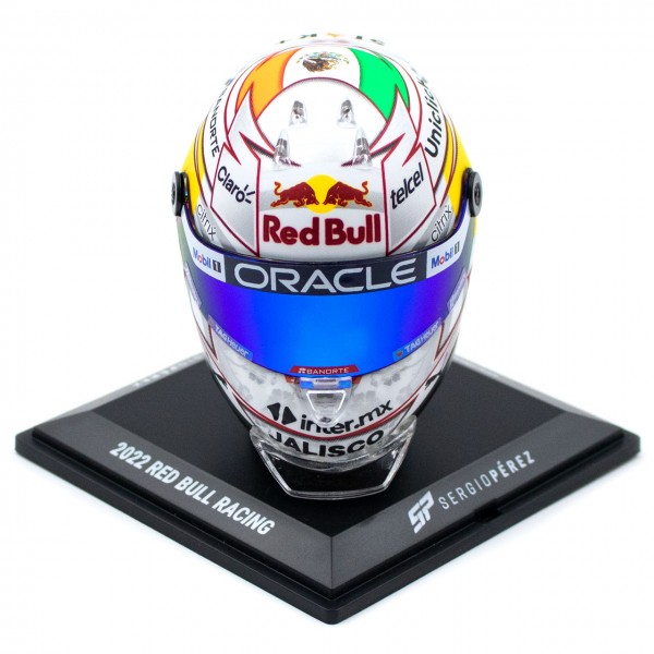 Sergio Pérez Miniaturhelm Formel 1 Japan GP 2022 1:4