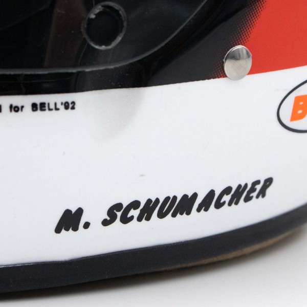 Michael Schumacher Casco Primera victoria en un F1 GP Spa 1992 1/2