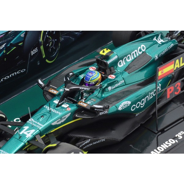 Fernando Alonso Aston Martin AMR23 Formel 1 Saudi-Arabien GP 2023 1:43
