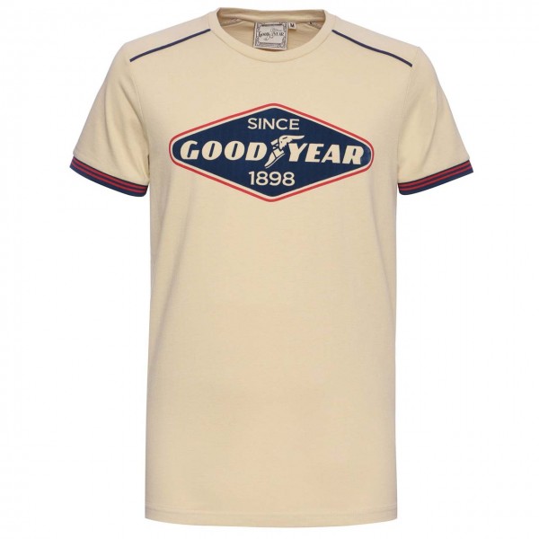 Goodyear T-Shirt Palo Alto Vintage Sand