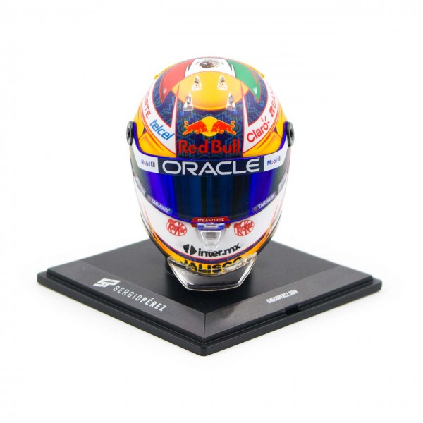 Sergio Pérez miniature helmet Formula 1 2024 1/4