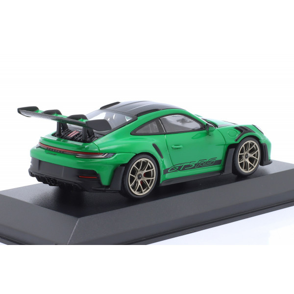 Porsche 911 (992) GT3 RS 2023 Weissach package green / gold decor 1/43