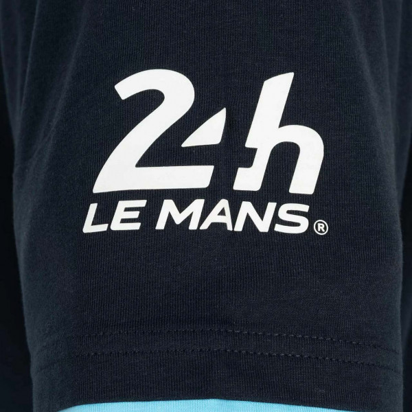 24h Gara Le Mans Maglietta Logo blu