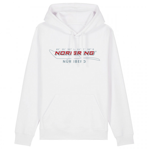 Norisring Hoodie Logo white
