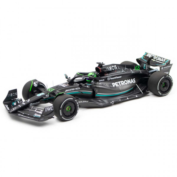 George Russell Mercedes AMG Petronas W14 Formel 1 Bahrain GP 2023 1:18