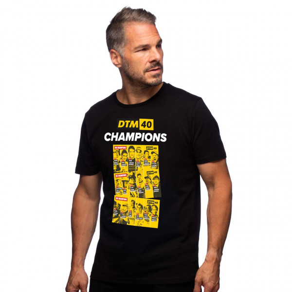 DTM Camiseta 40 años Champions negro