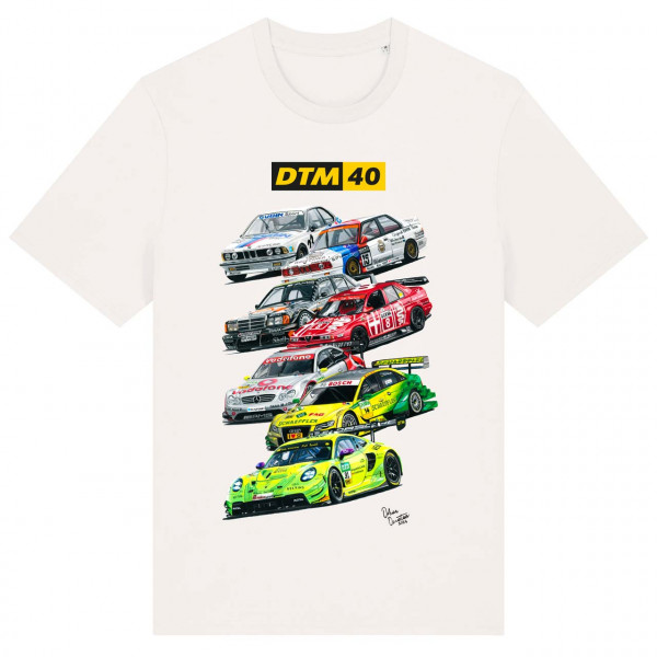 DTM T-Shirt 40 Jahre Champions weiß