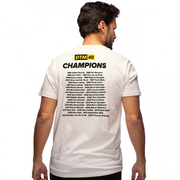 DTM Camiseta 40 años Champions blancas