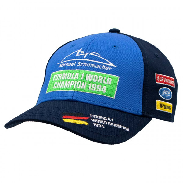 Michael Schumacher Cappello World Champion 1994 blu