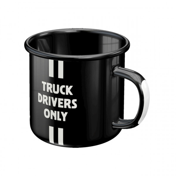 Emaille-Becher Daimler Truck - Drivers Only